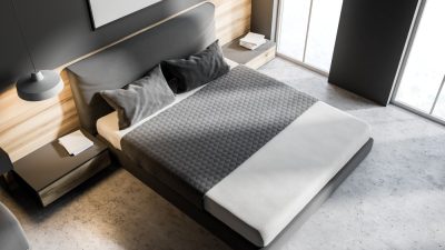 chambre-grise-lit