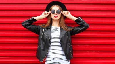 femme-blouson-veste-cuir