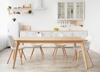 table a mange rectangle style scandinave