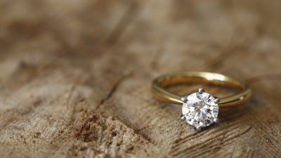 bague solitaire diamant