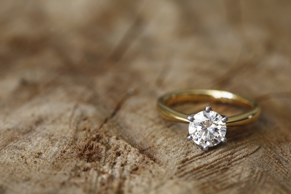 bague solitaire diamant
