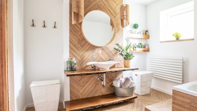 salle de bain rangee