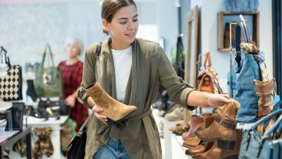 femme magasin bottines