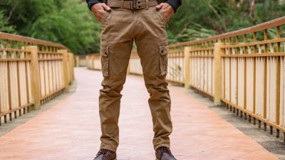 homme en pantalon cargo