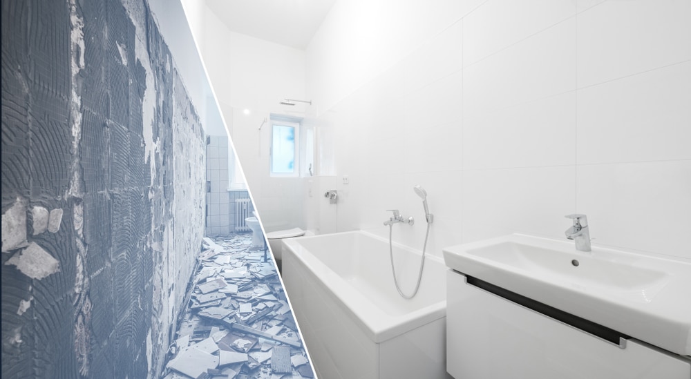 salle de bain rénové