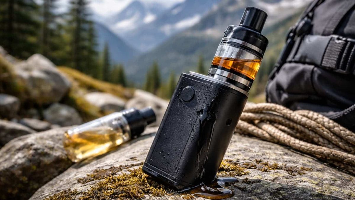 vapoteuse fuyante montagne