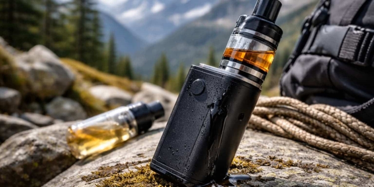 vapoteuse fuyante montagne