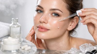 femme produits collagène